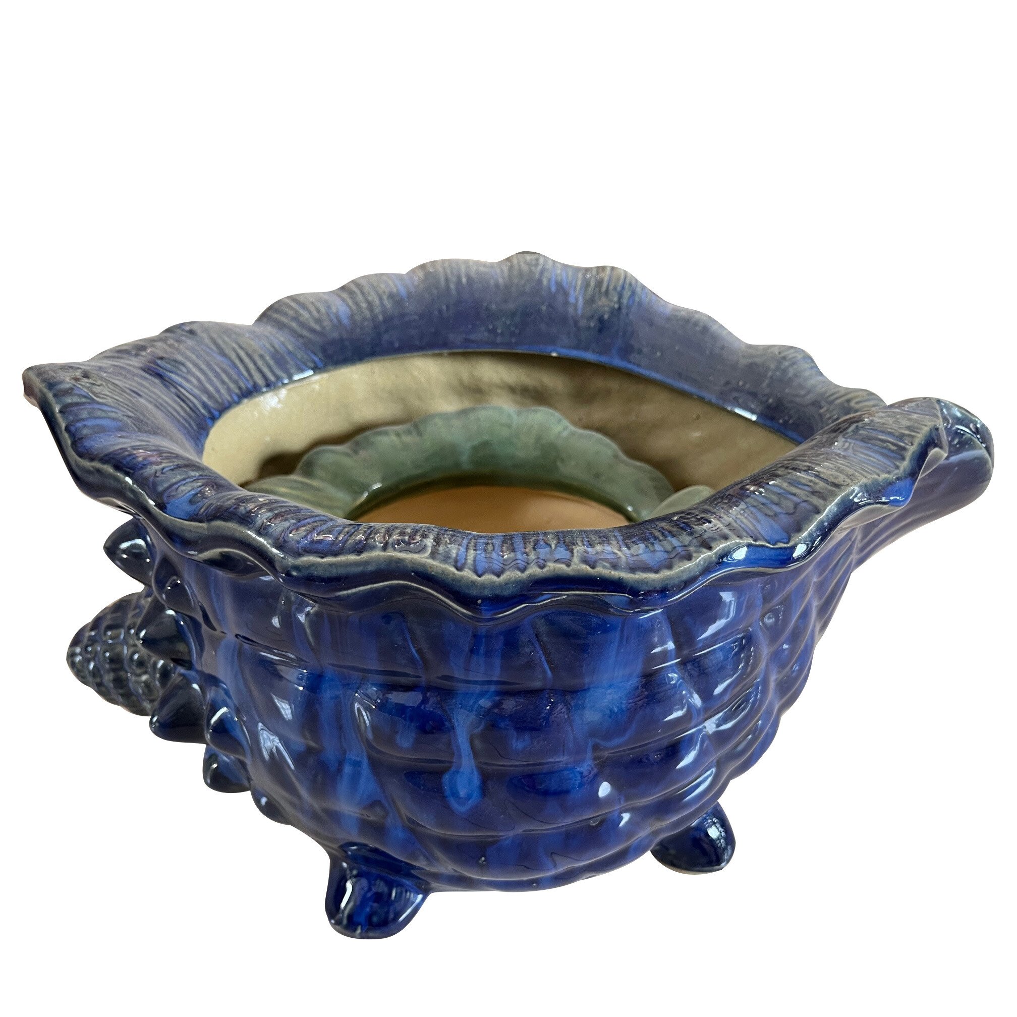 Shell Footed Planter