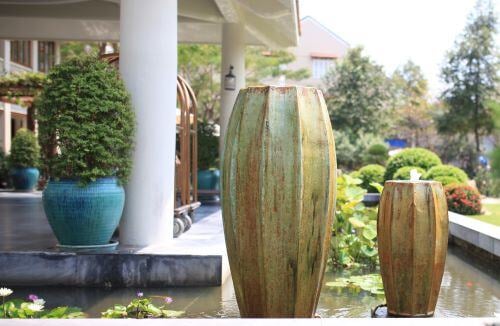 Water Feature at Hotel